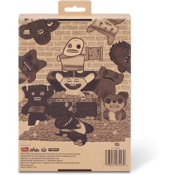 ZURU Gold Fuggs Hedge Grog Plush Funny Ugly Monster Toy with Eyes and Teeth - Picture 6 of 7